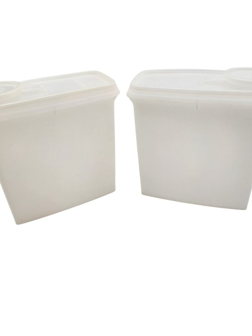 Tupperware Cereal / Oatmeal Storer White Seals Set of 2 - Picture 4 of 5